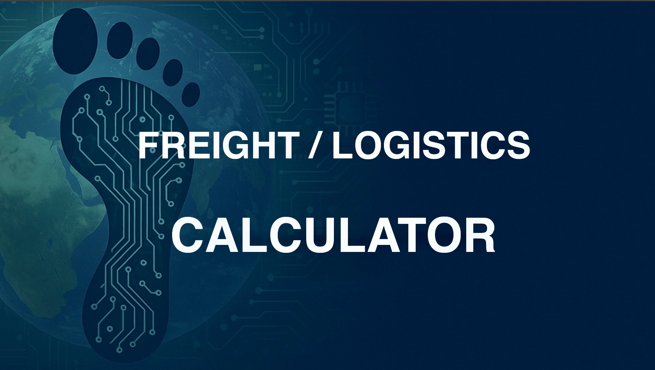Freight and Logistics carbon CO2e calculator